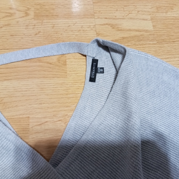 Dynamite gray batwing sweater. EUC.  SIZE XXS. - Picture 2 of 6